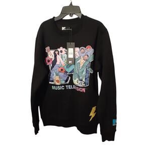 MTV Television graphic sweater - NEW with tags- Size S